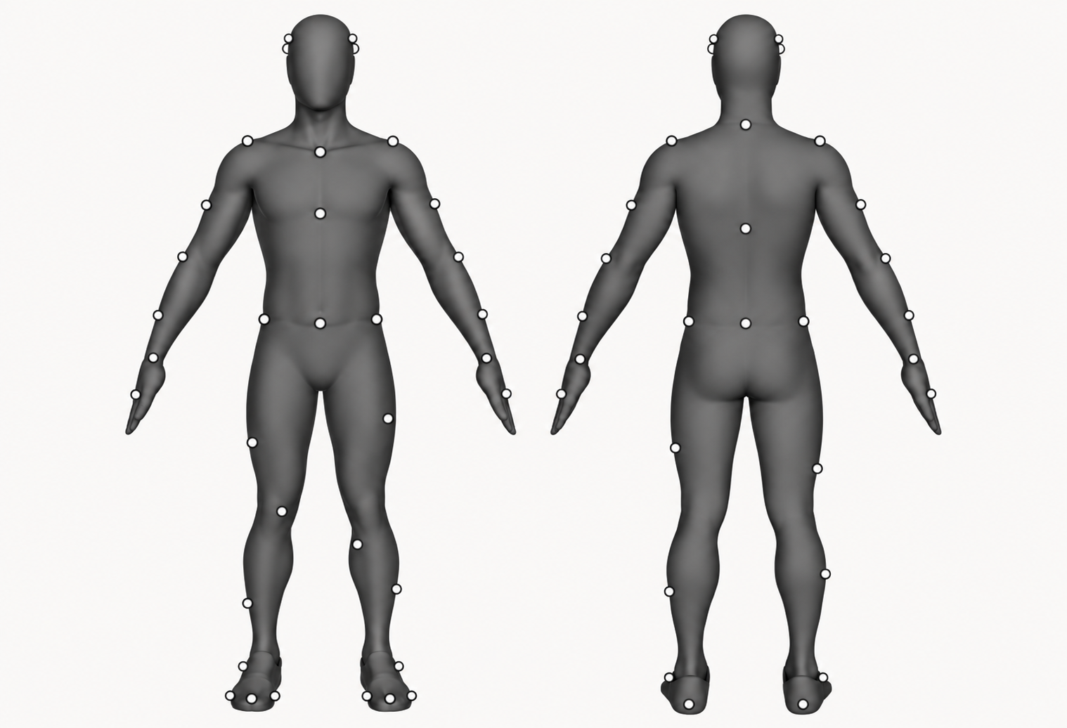 Vicon marker configuration placeholder